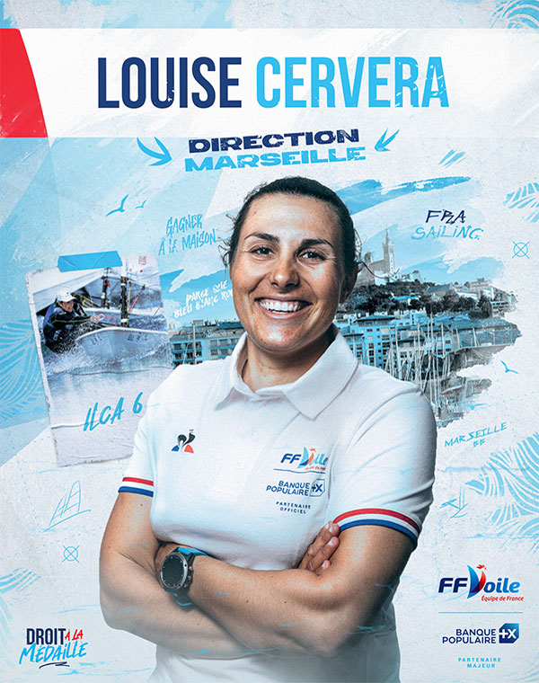 Louise Cervera - séléctionnée ILCA 6 - JO 2024